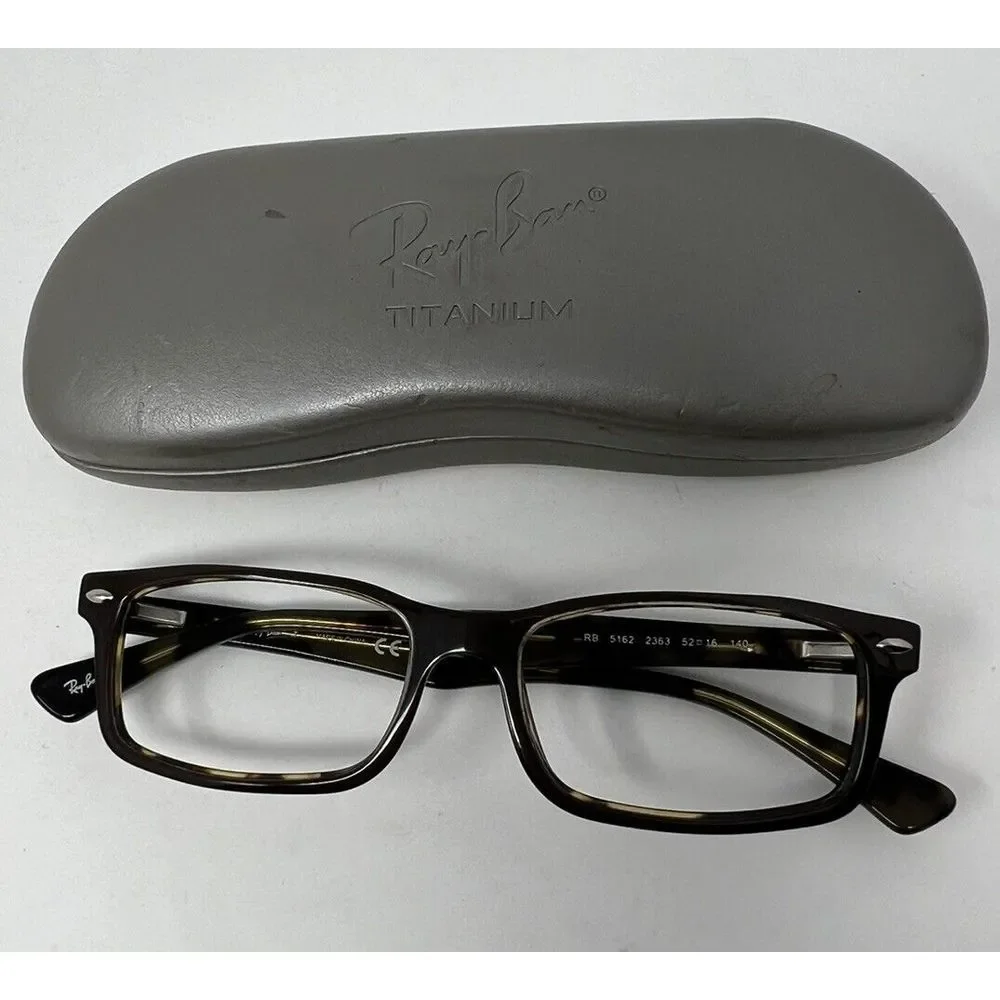 Ray Ban RB 5162 2363 52 16 140 Designer Eyeglass Frames With Case